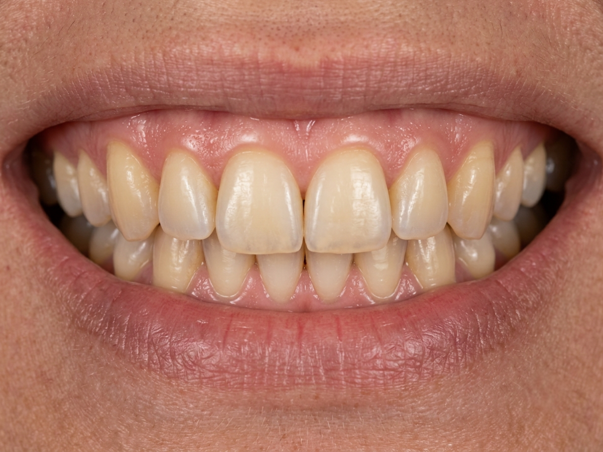 Before visual placeholder showing brighter natural smile