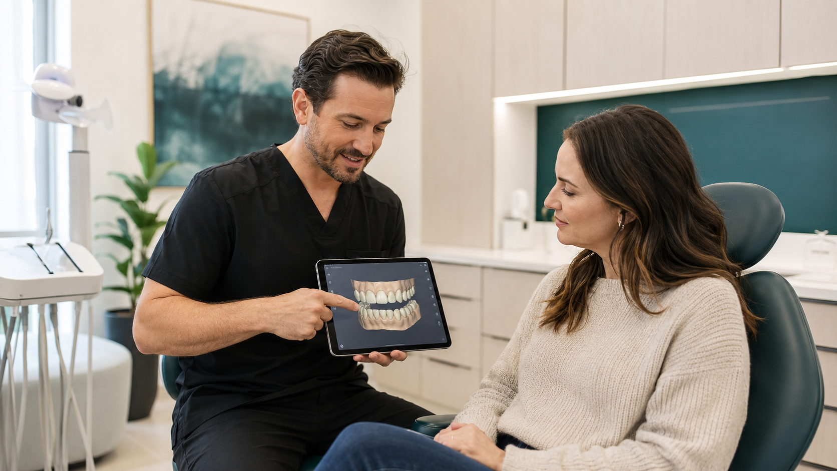 Smile makeover consultation at Contemporary Dental Concepts, Tempe, AZ